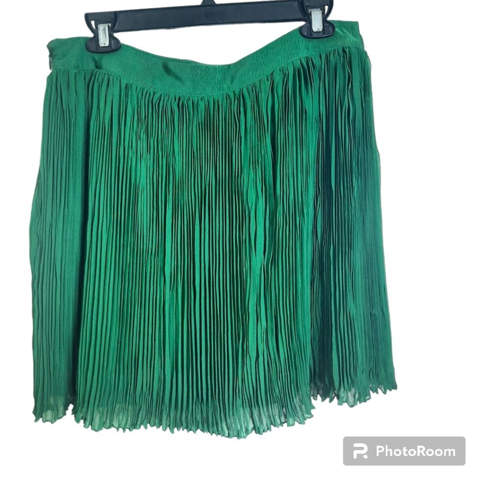Club Monaco Lynnie Skirt Jupe Ivy/Vert Pleated Mini Preppy Size 10 $139 - Picture 4 of 9
